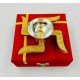 Golden Metal Decor Brass Swastik Pooja Diya Gift Set