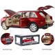 Diecast Car Modal Rolls Royce Phantom Car Zinc Alloy Pull Back Car with Openable Doors Sound and Light 1:32 Metal Vehicles Die-cast Car Diecast Pullback Toy Car with Openable Doors (X7 SUV)